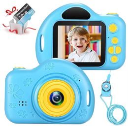 Mini fotocamera per bambini 1080P, blu