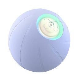 Cheerble Ball PE minge interactivă pentru animale de companie, violet