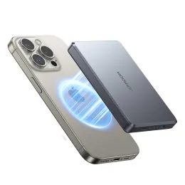 Joyroom JR-PBM08 Pro Powerbank z ładowaniem bezprzewodowym 10 000 mAh, 22,5 W, szary