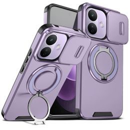 Camslide Stand obal, Xiaomi Redmi Note 17 Pro 5G / Note 17 Pro Max 5G, fialový