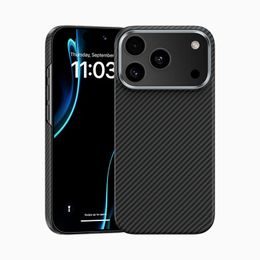 Benks Magnetic Armor Air Kevlar husă Metal Frame, iPhone 17 Pro, negru