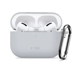 Tech-Protect Silikonska maska, Apple AirPods Pro 3, siva