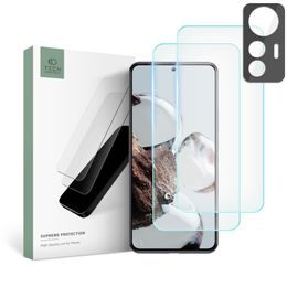 Tech-Protect Supreme set, 2 tvrzené skla + sklo na čočku, Xiaomi 12T