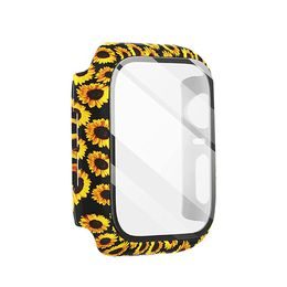 Etui JP Watch Motive, Apple Watch 4 / 5 / 6 / SE, 40 mm, słoneczniki
