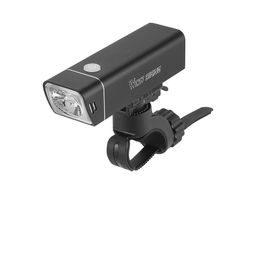 West Biking Fahrradlicht Vorne - Wasserdicht IPX6 - 850 Lumen - 5 Modi - USB-C Aufladbar - Schwarz