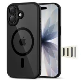 Tech-Protect MagPeak MagSafe CC, iPhone 17, μαύρο / διάφανο