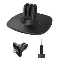 Flexible Helmet Mount – Καμπύλη αυτοκόλλητη βάση για action cameras (6,5 × 6,5 cm)