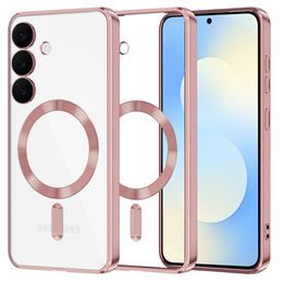 Techsuit Luxury Crystal MagSafe, Samsung Galaxy S25 FE, розов