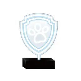 Neónová LED lampa na stojane Labková patrola - Labka