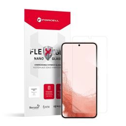 Forcell Flexible Nano Glass hibrid üveg, Samsung Galaxy S23 Plus, átlátszó