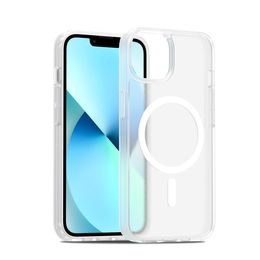 JP MagFit Colour MagSafe Hülle mit N52 Magnet, iPhone 13 / 14, weiß
