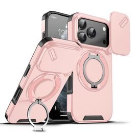 Camslide Stand etui, iPhone 18 Pro, rožnat