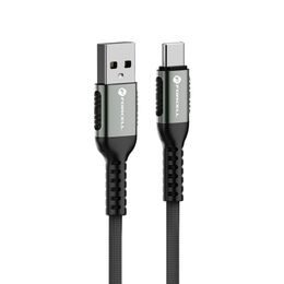 Forcell F-Energy καλώδιο USB A - USB-C, QC4.0, 3A, 66W, 2 m, μαύρο