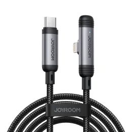 Joyroom S-A56 EnjoyX Series καλώδιο USB-C - Lightning 90°, 30W, 1,2 m, μαύρο