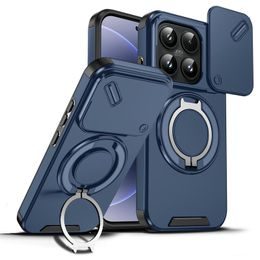 Husă Camslide Stand, Xiaomi 17, albastră