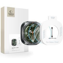 Samsung Galaxy Watch Ultra 2 2026 (47 mm) kaitseklaas – Tech-Protect Easy Set+ paigaldusraamiga karastatud klaas 2 tk