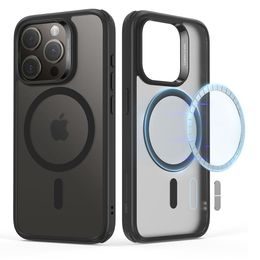 Ovitek ESR CH HaloLock MagSafe iPhone 15 Pro, frosted black
