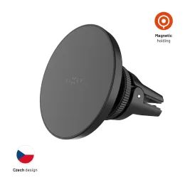 FIXED MagCircle mágneses autós tartó szellőzőrácsba MagSafe támogatással, fekete