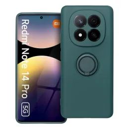 Silikonski etui obroč, Xiaomi Redmi Note 14 Pro 5G, zelen