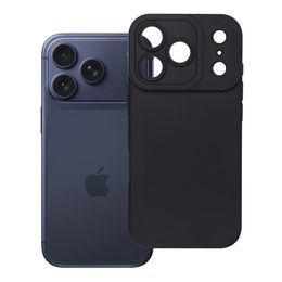 iPhone 17 Pro Max / 18 Pro Max silikona vāciņš – melns