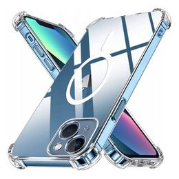 Techsuit Shockproof MagSafe prozirna maska, iPhone 13