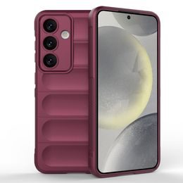 Magic Shield etui, Samsung Galaxy S24 Plus, bordowy