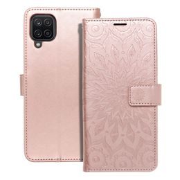 Mezzo púzdro, Samsung Galaxy A12, vzor 2, rosegold