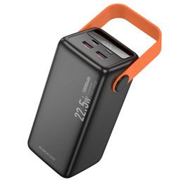 Borofone BJ66A Magnifico Powerbank 50000mAh, 2x USB + USB-C, czarny