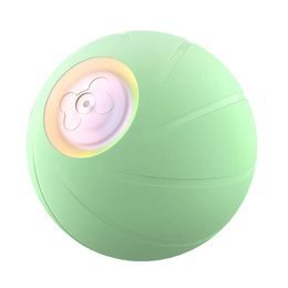 Cheerble Ball PE minge interactivă pentru animale de companie, verde