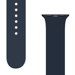 Silikonový řemínek APS Apple Watch 2 / 3 / 4 / 5 / 6 / 7 / 8 / SE (42, 44, 45 mm), tmavě modrý