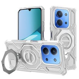 Techsuit Carbon Shield Pro, Xiaomi Redmi 15C 4G / 5G, prozirna / bijela