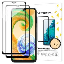 Wozinsky 2x 5D Tvrzené sklo, Samsung Galaxy A04s, černé
