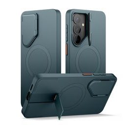 Husă Suritch MagSafe cu Suport și Protecție Cameră Samsung Galaxy S26, verde închis