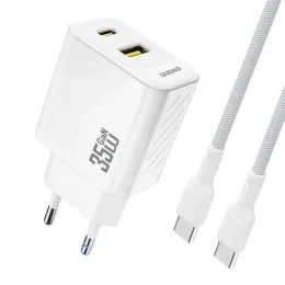 Dudao A27 MaxC Oplader + USB-C Kabel - 35W - GaN - Wit
