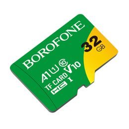 Borofone Class10 MicroSD memóriakártya, 32 GB, SDHC, 90 MB/s