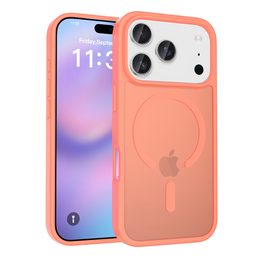 Husă JP MagFit Colour MagSafe cu magnet N52, iPhone 17 Pro, portocaliu