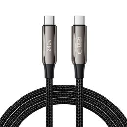 Tech-Protect UltraBoost USB-C kábel, PD240W/QC4.0, 2 m, fekete