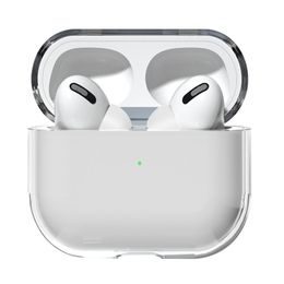 Vastag, átlátszó Apple AirPods 3 fejhallgató tok (A tok)
