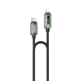 Yesido USB-C – Lightning laidas, 27 W, 3 A, 1,2 m – juoda