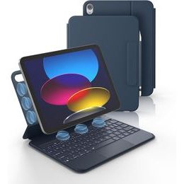 Dexnor magnetische Tastaturhülle, iPad 11" 2025 (11. Gen.) / iPad 10,9" 2022 (10. Gen.), blau