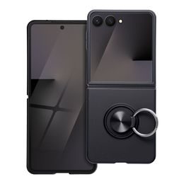 Husă cu suport, Samsung Galaxy Z Flip 7, neagră