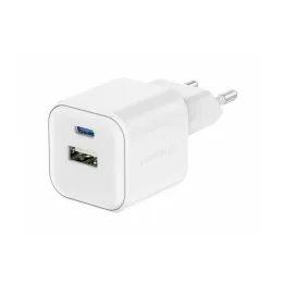 Swissten Δικτυακός Αντάπτορας 12W 1x USB-C και 1x USB-A, λευκός