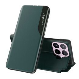 Eco Leather View Maska, Xiaomi 17T, zelena