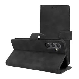 Etui z klapką, Samsung Galaxy A36 5G, czarne