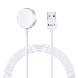 Tech-Protect UltraBoost - Magnetski kabel za punjenje za Apple Watch - USB-A, 1,2 m, bijeli