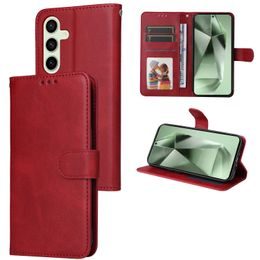 Θήκη Magnet, Samsung Galaxy S24 FE, κόκκινη