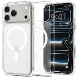 Spigen Ultra Hybrid Mag s MagSafe, iPhone 17 Pro / 18 Pro, frost white