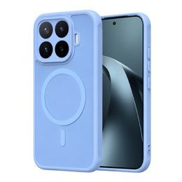 Techsuit HaloFrost II MagSafe Hoesje - voor Xiaomi 17T Pro - Schokbestendig - Lichtblauw