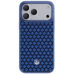 iPhone 17 Pro / 18 Pro vāciņš – Benks Magnetic Armor Pro Kevlar metāla rāmis ar MagSafe – zils
