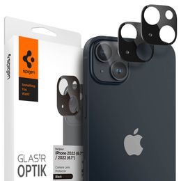 Spigen Optik.TR Ez Fit zaštita za kameru, 2 komada, iPhone 14 / 14 Plus, crna